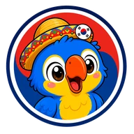 Lorita, mascota de Descifrando Corea