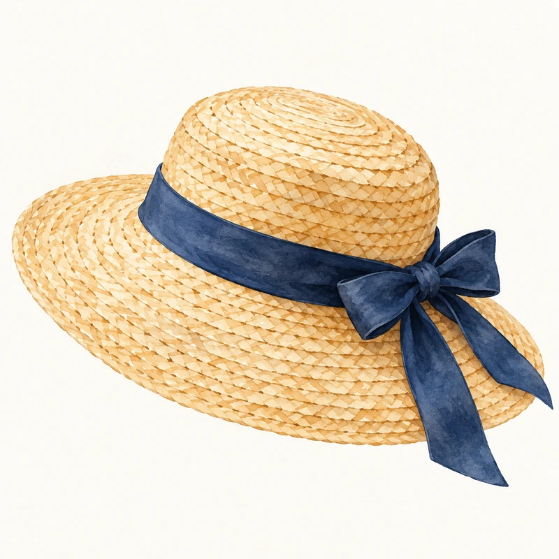 Un sombrero de paja